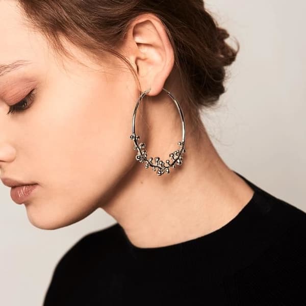 P D Paola 925 Sterling Silver LaPlage örhängen AR02-058-U