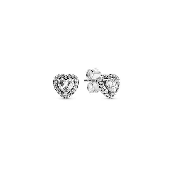 Örhängen - Pandora - 298427C01 - 925 Silver - Grå - För kvinnor