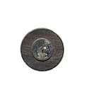 Pikkukuva 3 / 4: Pre-owned Chanel Wood Logo Button Push Back Earrings Black