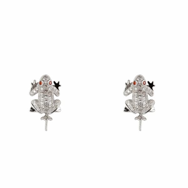 Dam örhängen Lancaster JLA-EAR-FROG-1 1,2 cm