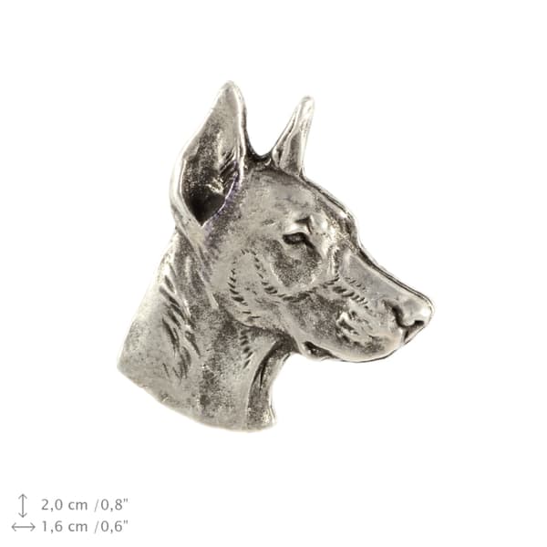 Doberman, Dobermann I - hängande örhängen med hundar, fina smycken till en hundmamma, en present till en tjej från Art-Dog