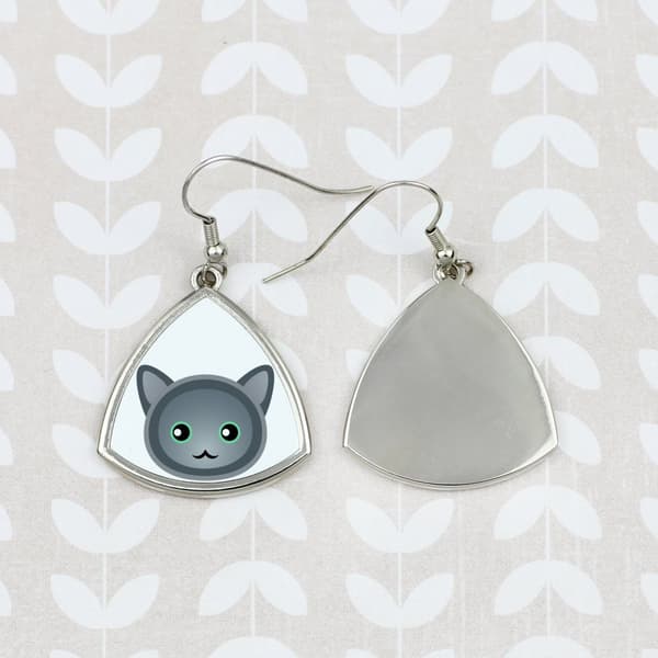 Nebelung - eleganta presentörhängen i metall från Art-Dog