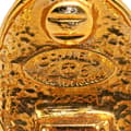 Pikkukuva 3 / 3: Pre-owned Chanel Gold Plated CC Crown Clip On Earrings Gold