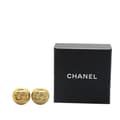 Miniatyrbilde 5 av 5: Pre-owned Chanel Gold Plated CC Clip On Earrings Gold