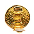 Pikkukuva 3 / 3: Pre-owned Chanel Gold Plated CC Round Clip on Earrings Gold