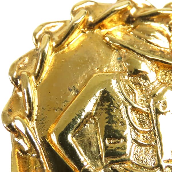 Pre-owned Chanel Gold Plated Mademoiselle Clip On Earrings Gold