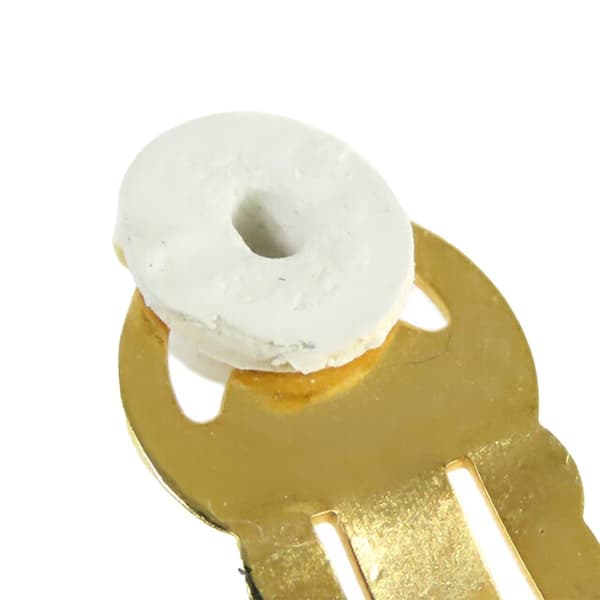 Pre-owned Chanel Gold Plated Mademoiselle Clip On Earrings Gold