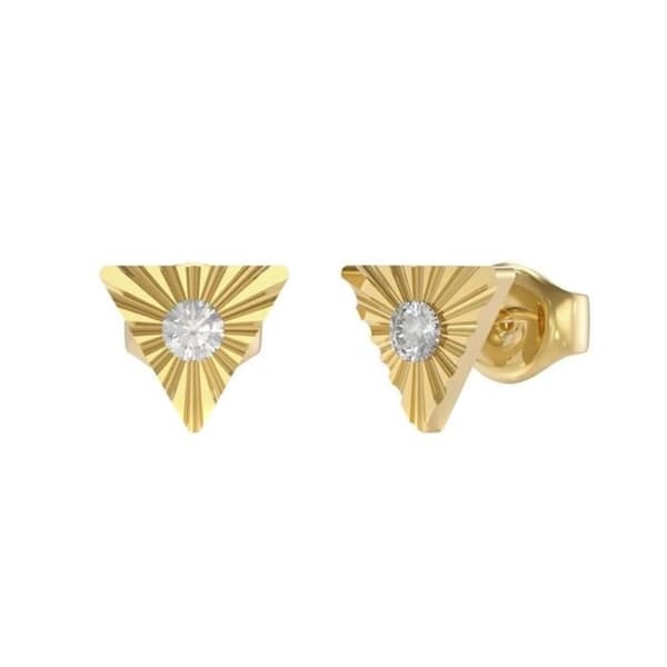 Örhängen - GUESS - JUBE02165JWYGT-U - Rostfritt stål - Guld - Zirconia