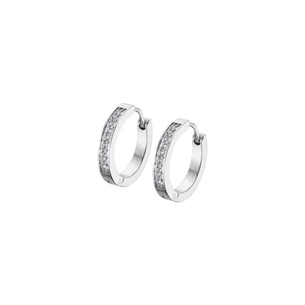 Örhängen - Lotus Style - LS2329-4/1 - Silverfärgad stål - Zirkoniumoxid - Kvinna