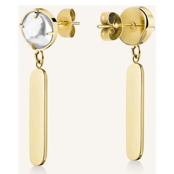 Örhängen - ROSEFIELD - JOYERIA JANE JLPEGJ183 - Guld - Rostfritt stål - Clou/Puce