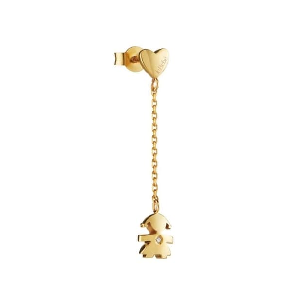 Dam örhängen leBebe LBB713 9 Karat Guld Gyllene