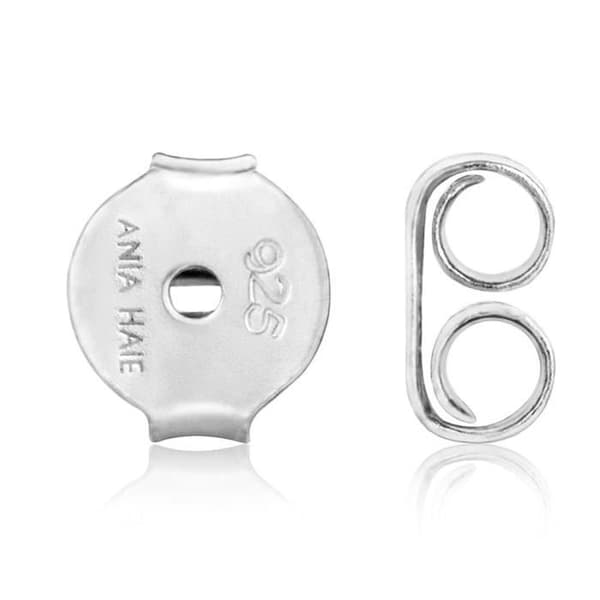 Örhänge ANIA lag HAIE silverkollektion 925m Glow Getter rodiada zirkoner rektangulära runda