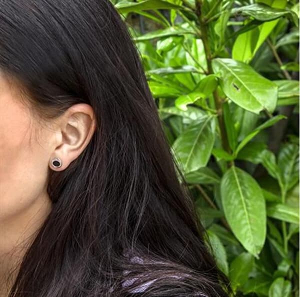 Silver earrings AGUP1652S