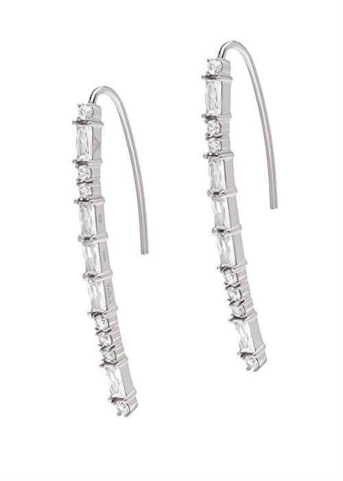 Unika hängande örhängen i silver EG3606040