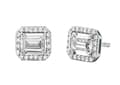 Miniatyrbild 3 av 3: Glänsande silverörhängen med briljantslipade zirkonx. Brilliance MKC1724CZ040
