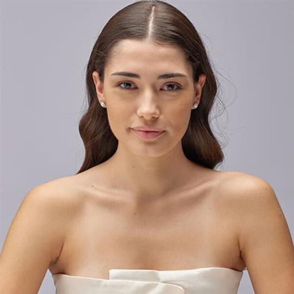 Fantastiska silverörhängen med Fancy Infinite White pärla FIW146