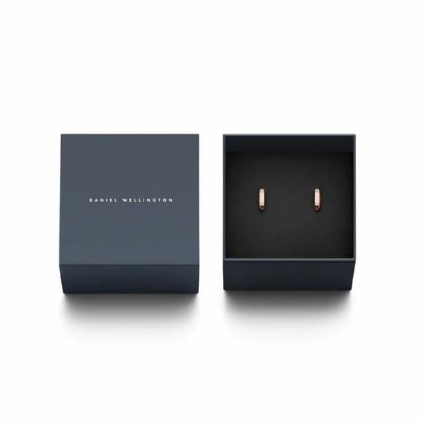 Daniel Wellington Lumine örhängen för kvinnor - roséguld - 13 mm