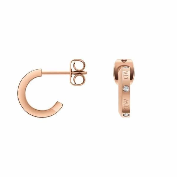 Daniel Wellington Lumine örhängen för kvinnor - roséguld - 13 mm