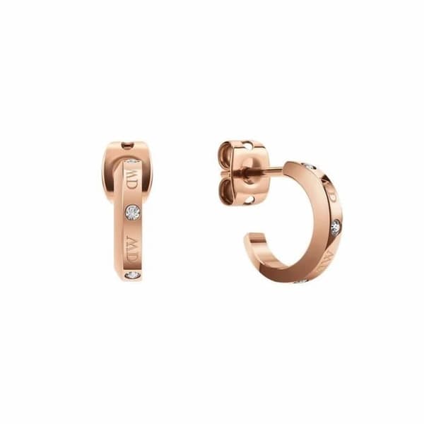 Daniel Wellington Lumine örhängen för kvinnor - roséguld - 13 mm