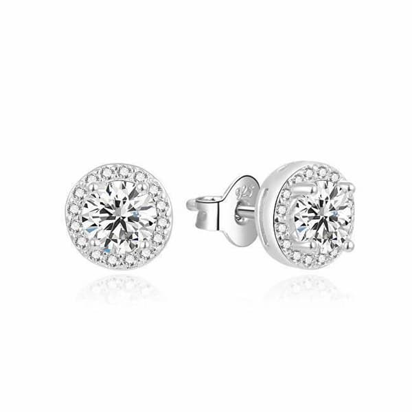Beneto Beaux Örhängen i Silver med Zirconer Agup2303, För Kvinnor