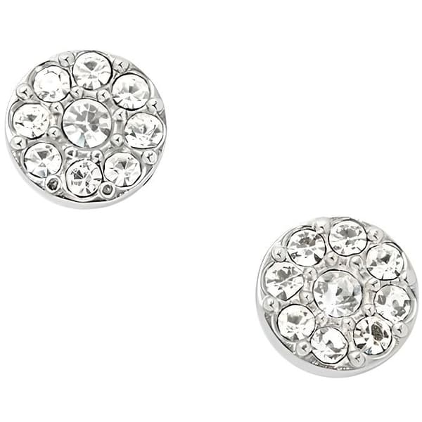 Örhängen - FOSSIL - GLITZ VINTAGE - Stål - Zirkoniumoxid - Vit