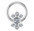 Miniatyrbillede 1 af 2: BCR titanium ring - dekorativ - TK-028 1,2/10