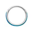 Miniatyrbillede 5 af 6: Titanium dekorativ ring CLICKER med opal - OP 05 - TK-003 1.2/8