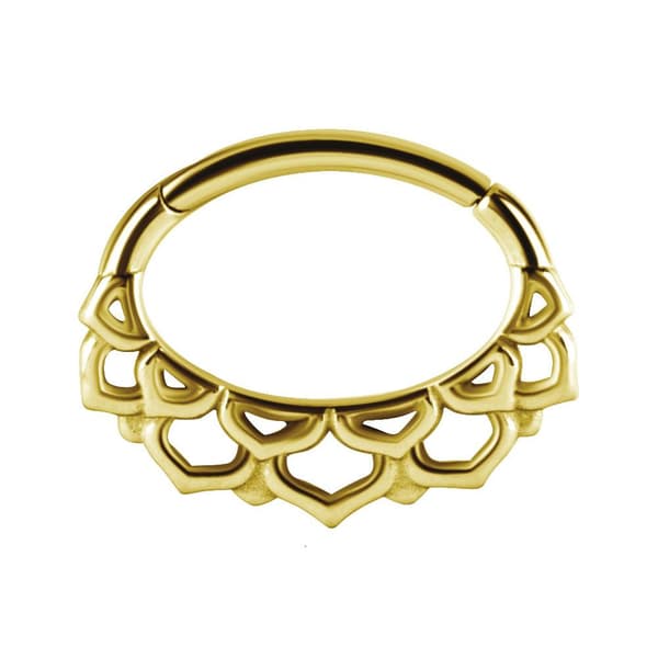 Clicker korvakoru kulta - mandala - K-027 1.2/6