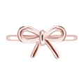 Miniatyrbillede 1 af 3: Clicker hoop ørering rosa guld sløjfe - CoCr NF - K-005 1.2/12