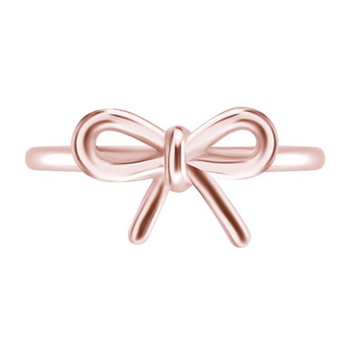 Clicker hoop ørering rosa guld sløjfe - CoCr NF - K-005 1.2/12