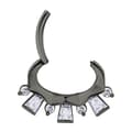 Miniatyrbillede 2 af 2: Sort og hvid Premium Zirconia klikkerørering - K-046 1.2/6