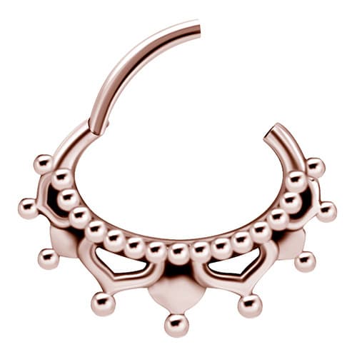 Clicker korvakoru ruusukulta - mandala - K-050 1.2/6