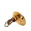 Pikkukuva 5 / 6: Pre-owned Chanel Gold Plated CC Round Clip on Earrings Gold