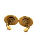 Miniatyrbild 4 av 4: Pre-owned Hermès Gold Plated Horn Sellier Clip On Earrings Gold