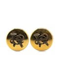 Miniatyrbild 1 av 4: Pre-owned Hermès Gold Plated Horn Sellier Clip On Earrings Gold