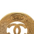 Pikkukuva 3 / 3: Pre-owned Chanel Gold Plated CC Round Clip on Earrings Gold