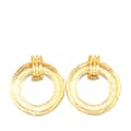 Pikkukuva 2 / 3: Pre-owned Chanel Gold Plated Round Drop Clip on Earrings Gold