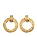 Pikkukuva 1 / 3: Pre-owned Chanel Gold Plated Round Drop Clip on Earrings Gold