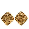 Pikkukuva 1 / 4: Pre-owned Chanel Gold Plated Diamond Clip On Earrings Gold