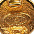 Pikkukuva 3 / 3: Pre-owned Chanel Gold Plated Rue Cambon Round Clip on Earrings Gold