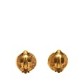 Pikkukuva 2 / 3: Pre-owned Chanel Gold Plated Rue Cambon Round Clip on Earrings Gold