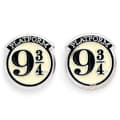 Miniatyrbild 1 av 2: Harry Potter Platform 9 3/4 silver plated stud earrings