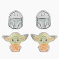 Miniatyrbilde 3 av 10: Star Wars The Mandalorian Grogu Set 2 pairs of earrings silver