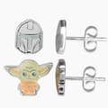 Miniatyrbilde 4 av 10: Star Wars The Mandalorian Grogu Set 2 pairs of earrings silver