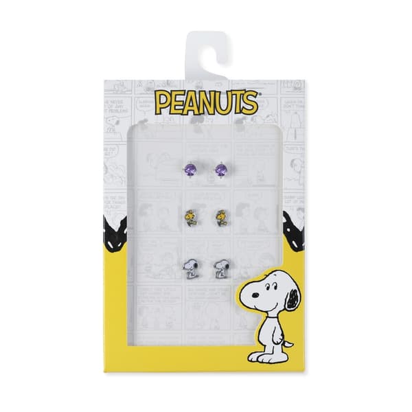 Snoopy Set 3 pairs of earrings