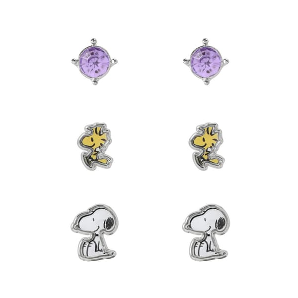 Snoopy Set 3 pairs of earrings