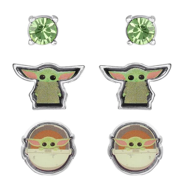 Star Wars Baby Yoda Set 3 pairs of earrings