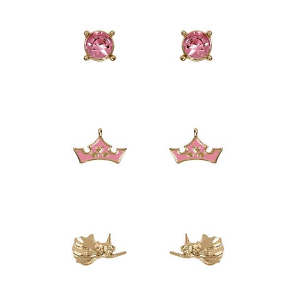 Disney Princess Set 3 pairs of earrings