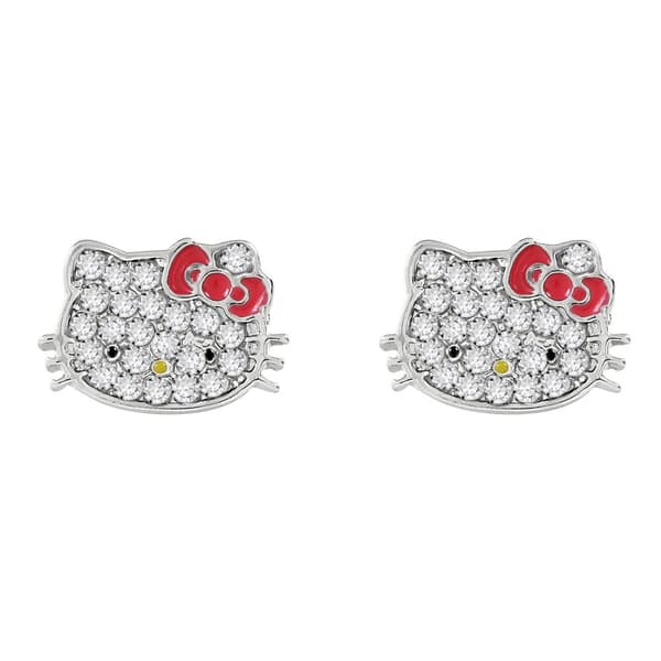 Hello Kitty earrings silver