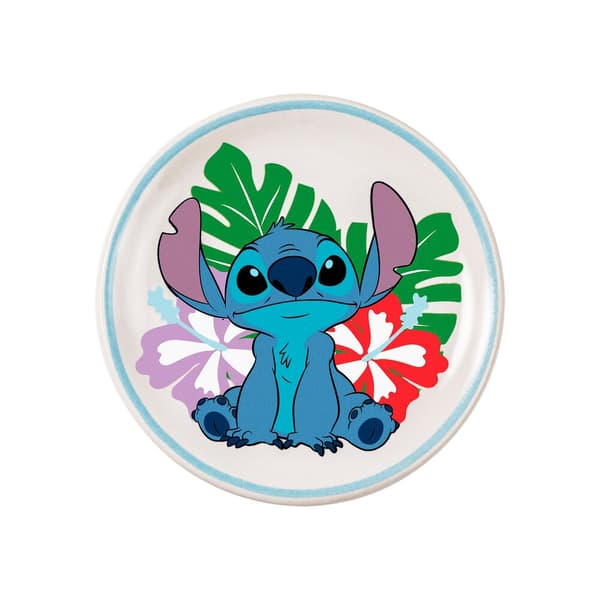 Disney Stitch earrings + jewellery plate